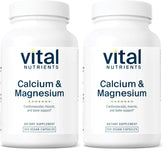 Vital Nutrients Calcium and Magnesium bottle supports daily bone and muscle health