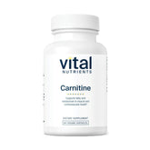Bottle of Vital Nutrients Carnitine 500mg capsules