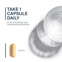 Close-up of CoQ10 capsules for heart health and energy