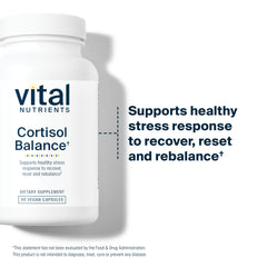 Cortisol Balance ingredients: Ashwagandha, B vitamins, magnesium