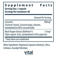 Close-up of Bioperine black pepper extract symbol on bottle label