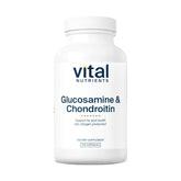 Bottle label for Vital Nutrients Glucosamine & Chondroitin 120 capsules