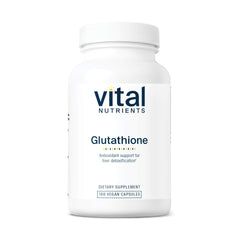 Bottle of Vital Nutrients Glutathione 400 mg dietary supplement