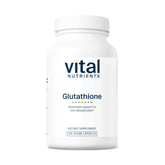 Bottle of Vital Nutrients Glutathione 400mg on a white background