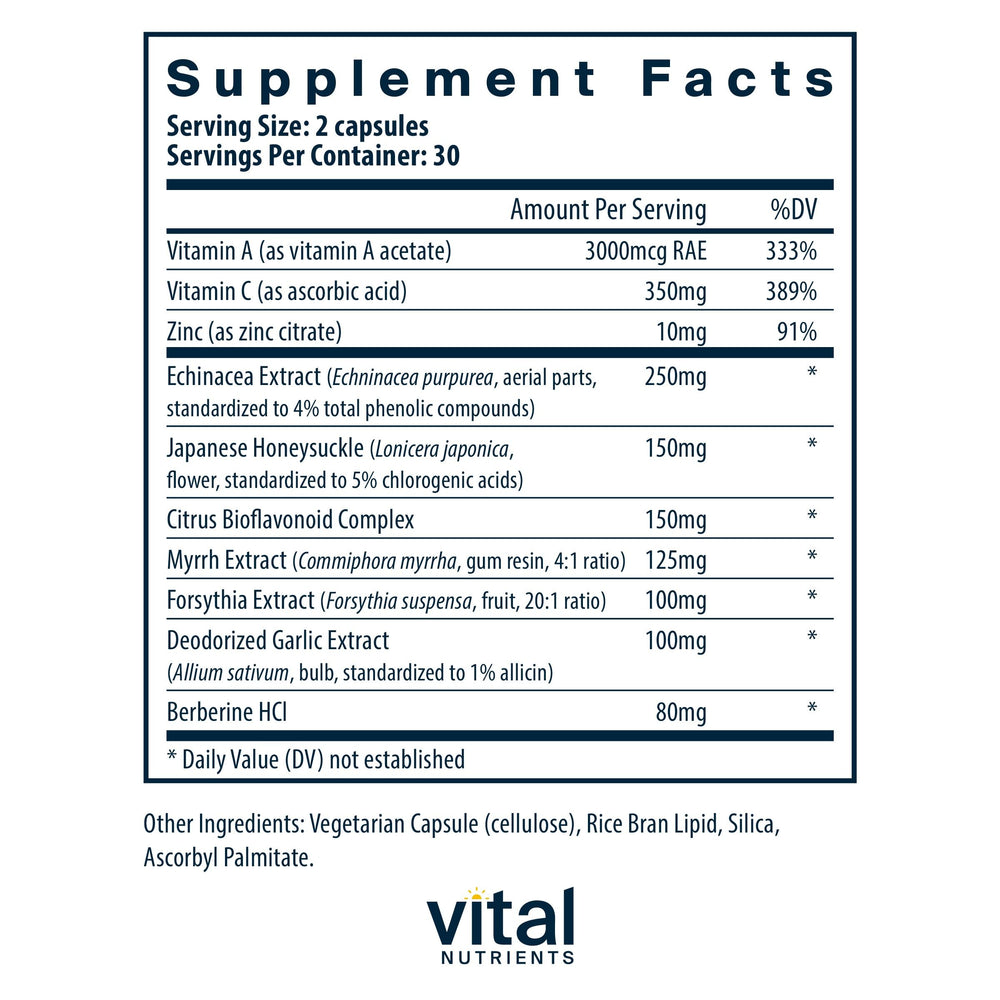 Herbal antioxidant blend for immune support