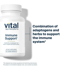 Usage directions and serving size for Vital Nutrients Immune Support