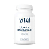 Bottle label for Vital Nutrients Licorice Root Extract