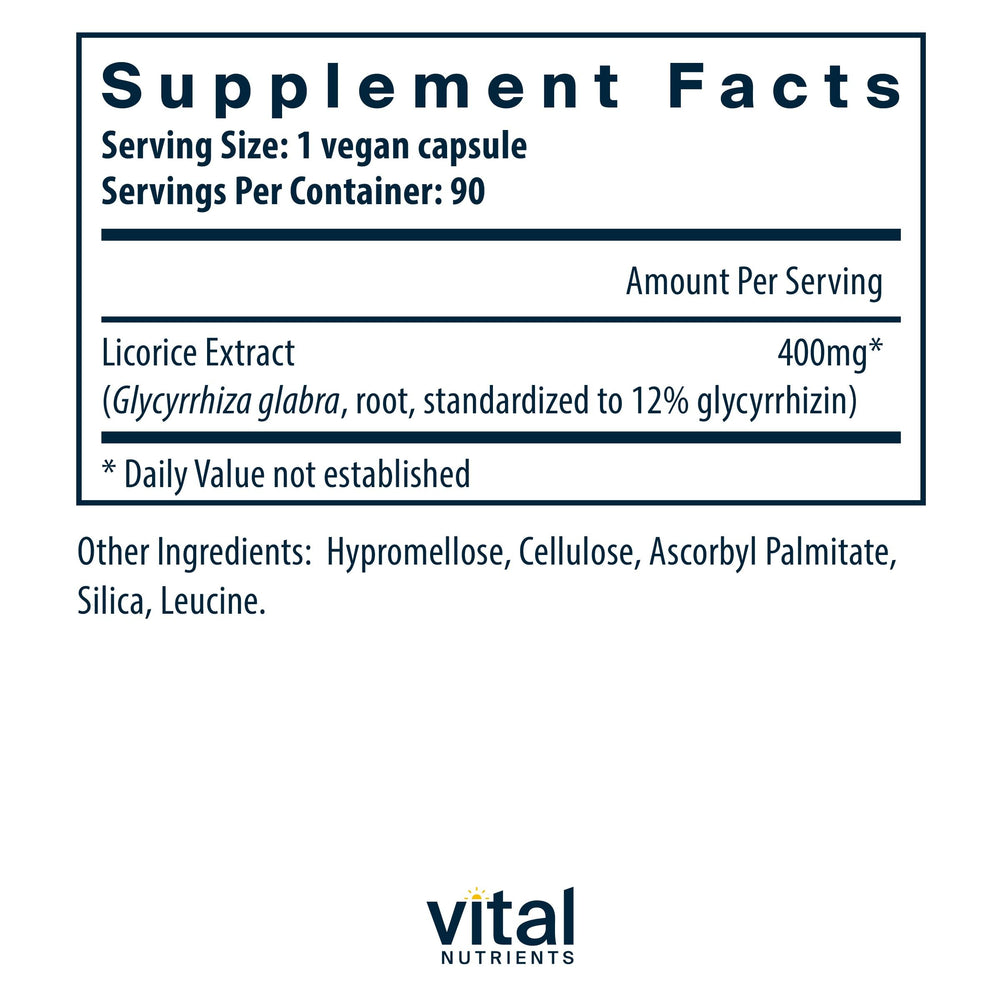 Licorice root extract capsules on white background