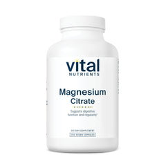 Bottle of Vital Nutrients Magnesium Citrate 150mg with 200 capsules