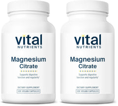 Vital Nutrients Magnesium Citrate 150mg capsules, pack size 2