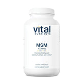 Vital Nutrients MSM 1000 mg bottle and label
