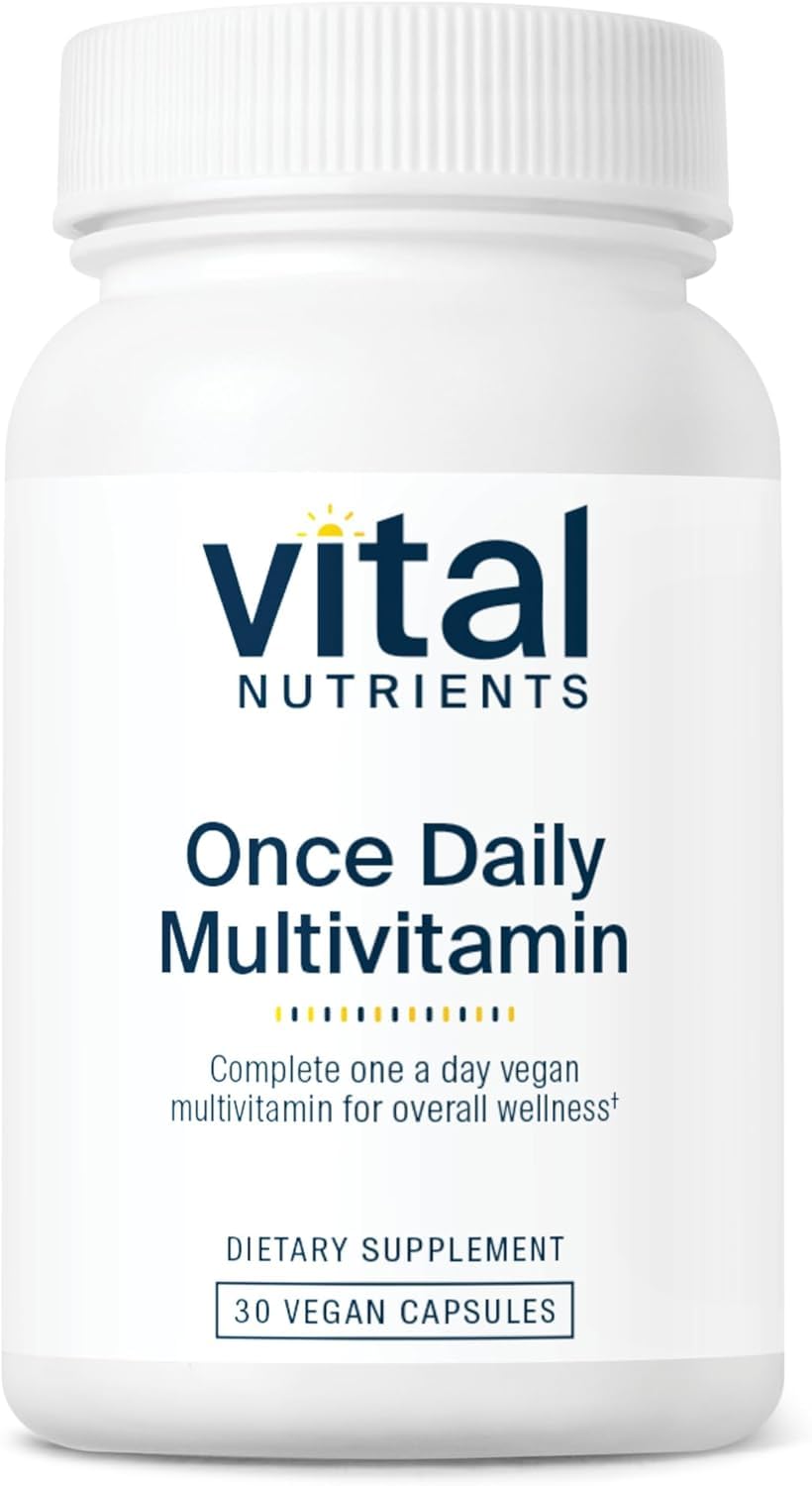 Vital Nutrients Once Daily Multivitamin vegan capsules for women and men