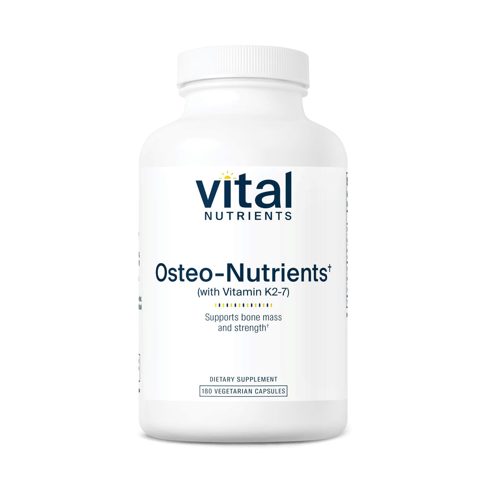 Osteo-Nutrients bottle and label