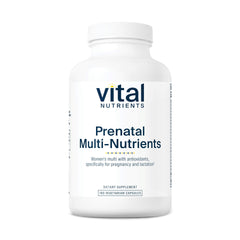 Vital Nutrients PreNatal Multi-Nutrients bottle front for prenatal nutrition support.
