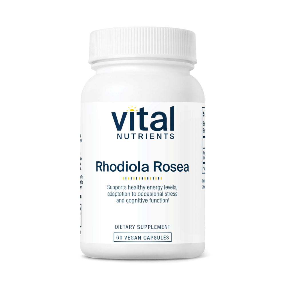 Vital Nutrients Rhodiola Rosea bottle and label