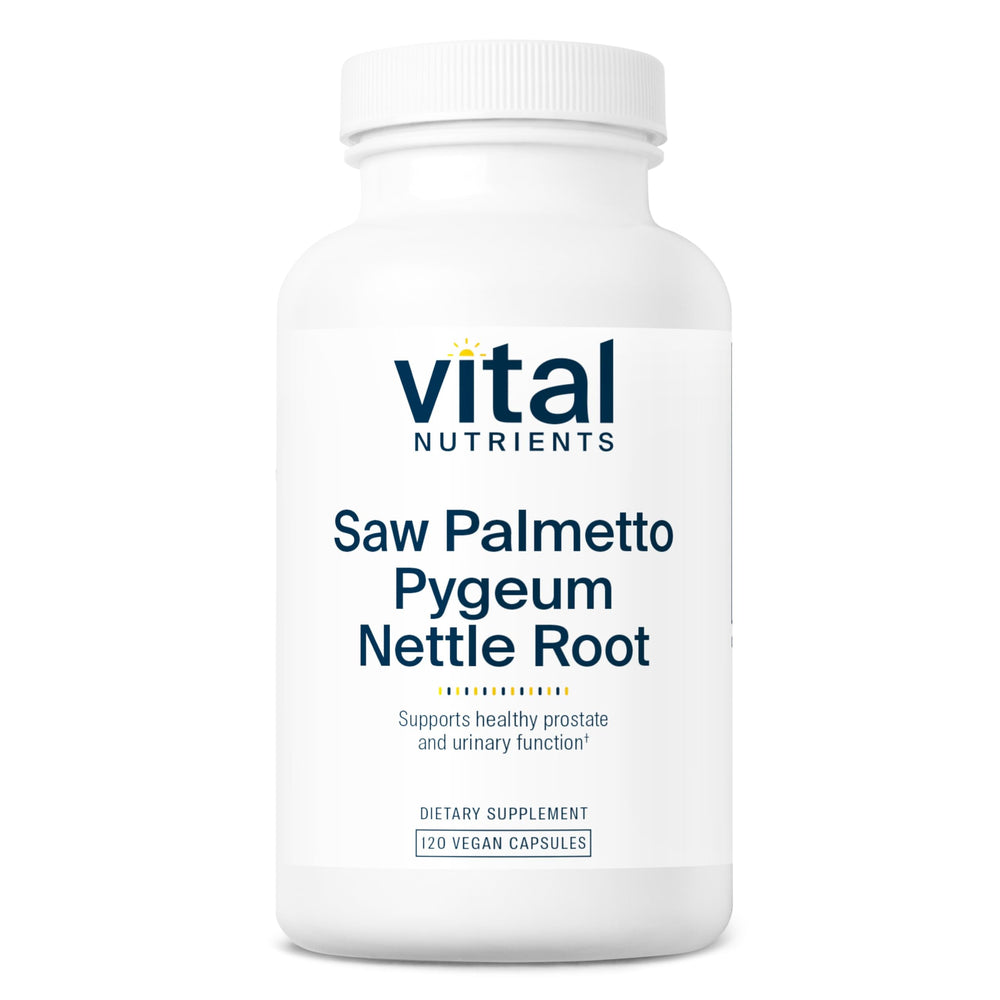 Vital Nutrients Saw Palmetto with Pygeum and Nettle Root bottle, 120 capsules