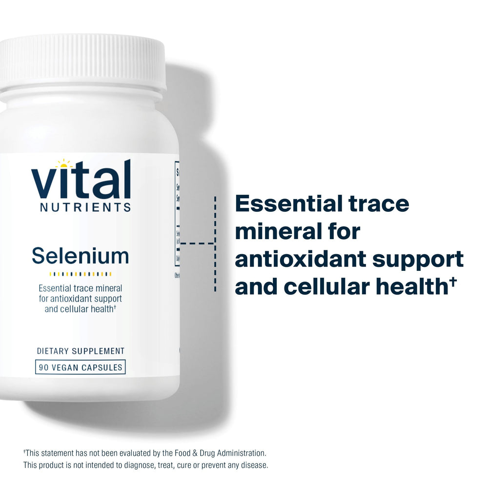 Vital Nutrients logo with Selenium product name
