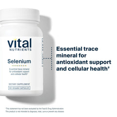 Vital Nutrients logo with Selenium product name