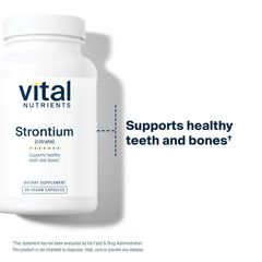 90 capsules bottle of Strontium Citrate
