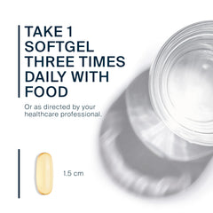 Sustainably sourced wild-caught fish oil with lemon flavor