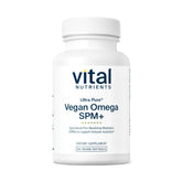 Bottle of Vital Nutrients Ultra Pure Vegan Omega SPM+ on a white background