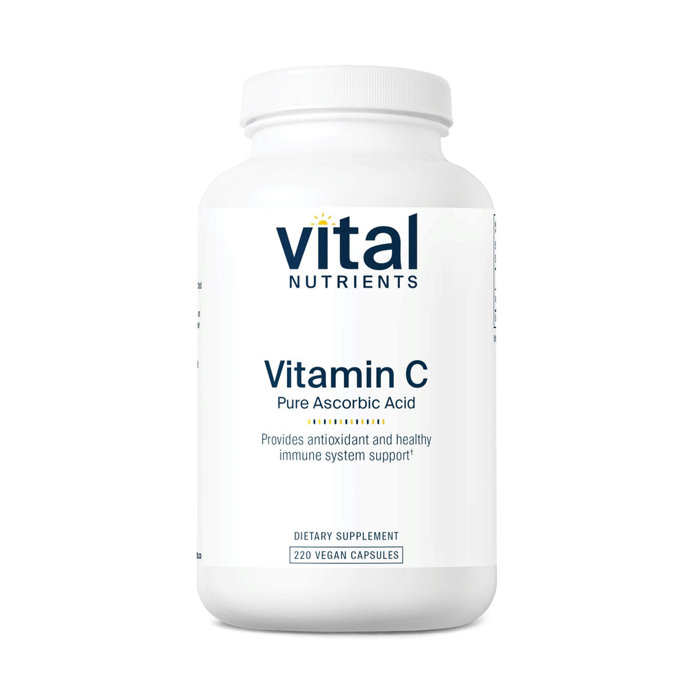 Vital Nutrients Vitamin C 1000mg bottle label close-up
