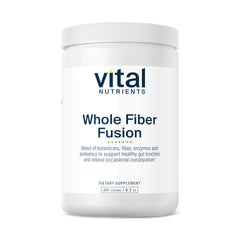 Front view of Vital Nutrients Whole Fiber Fusion Powder bottle