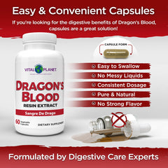 Vital Planet digestive health supplement bottle and packaging