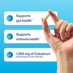 Close-up of Vital Proteins Bovine Colostrum Capsules