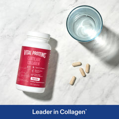Close-up of Vital Proteins Cartilage Collagen capsules