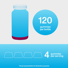 Two 120 count bottles of Vital Proteins Collagen Gummies on display