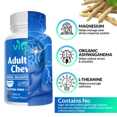 Sensoril Ashwagandha extract in Vital Rise chewables