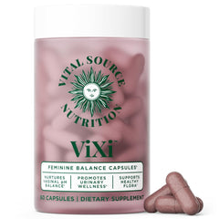 Vital Source Nutrition Vixi packaging opened to show easy daily capsule access