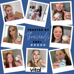 Travel-ready Vital Toothpaste Tabs packaging