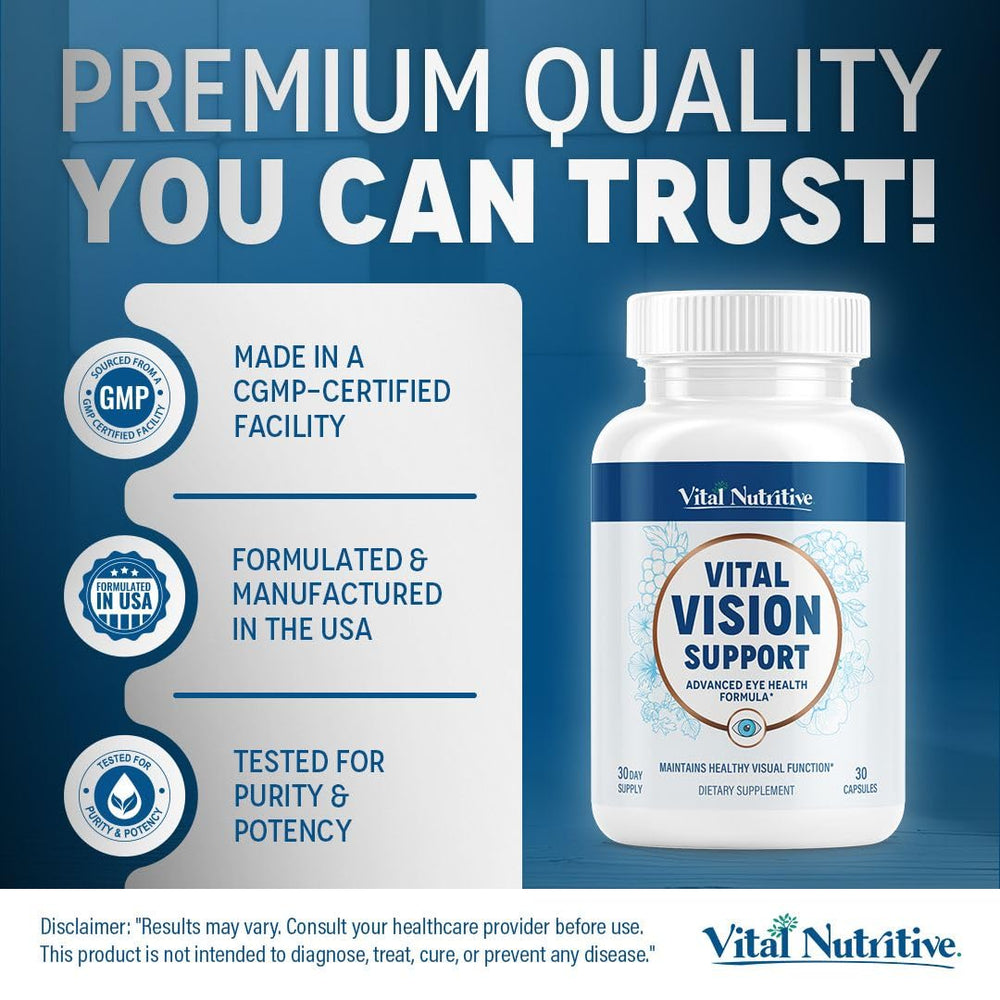 Adult and senior eye health benefits infographic