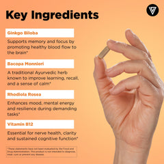 Rhodiola Rosea root used in adaptogenic brain health formula.