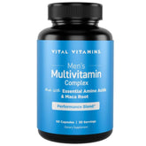 Vital Vitamins Men's Multivitamin Complex bottle on white background