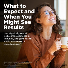 Lab verified quality seal with non-GMO and soy-free notes