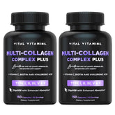 Vital Vitamins Multi Collagen Plus 2-Pack bottle and capsules