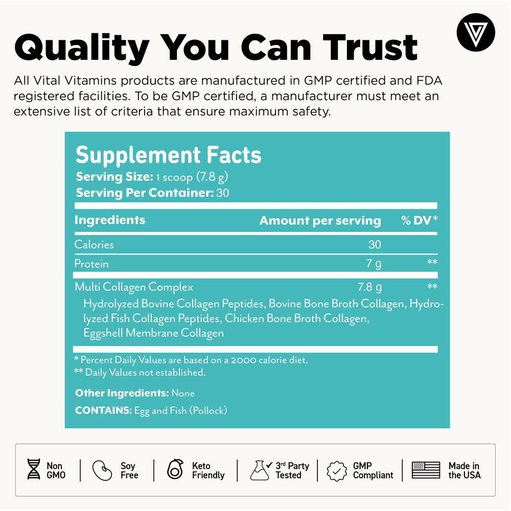 Collagen powder mixed into a smoothie