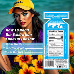 Recyclable packaging icon and environmental impact note