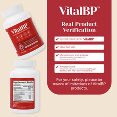 VitalBP bottle on a clean surface