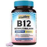 Vitalibre Vitamin B12 Sublingual 5000 mcg bottle front view