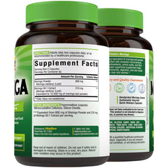 Vegan capsules and health benefits for energy, immunity, gut and skin