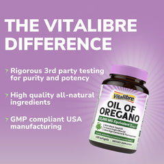Vitalibre bottle displaying 120 softgels