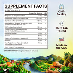 Close-up of Vitalitown 11-in-1 bottle label with ingredients