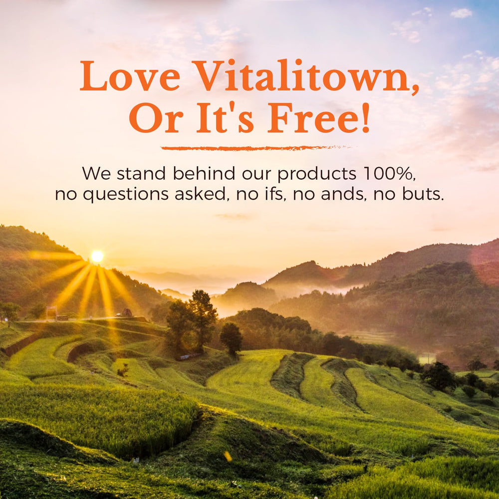 Close-up of Vitalitown Vitamin D3 K2 bottle and cap