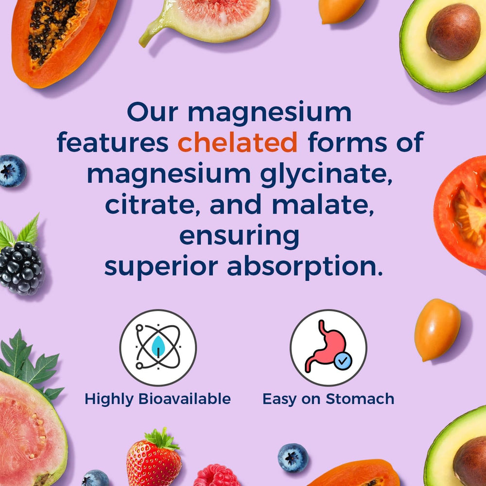 Ingredients label showing 210 mg elemental magnesium