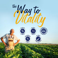 Lifestyle image conveying healthy aging with NAD support