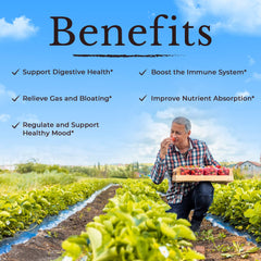 Made in the USA Vitalitown Probiotics product label